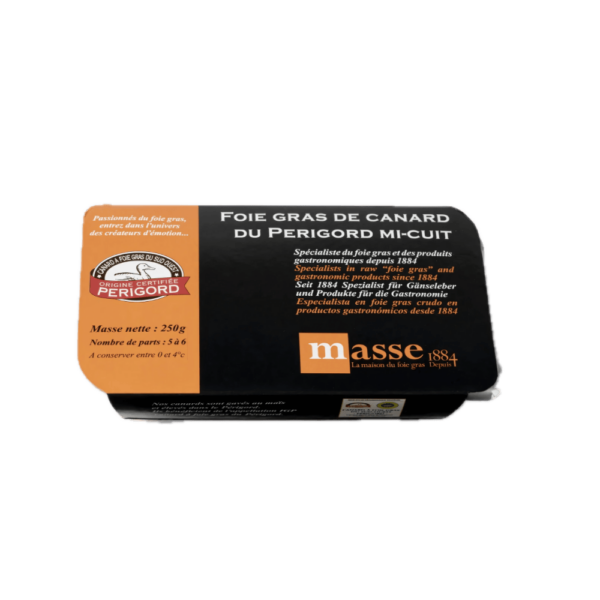 DBFS-168 FOIE GRAS MASSE Foie Gras de Canard 250 gr
