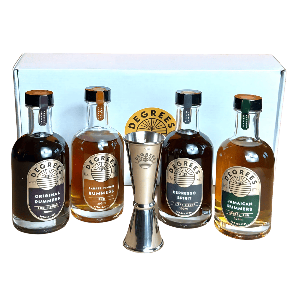 DBFS-178 Rhum Rummers Coffret Dégustation 4 Bouteilles découverte + un jigger 20 cl
