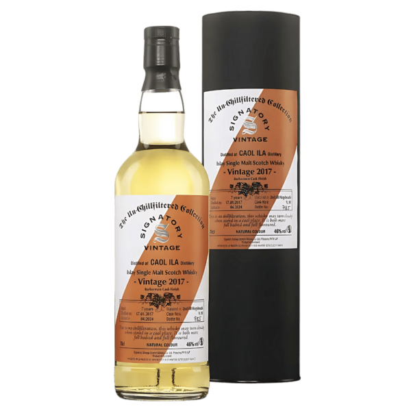 DBFS-182 Whisky Caolila Caol ILA 2017 2nd fill Barbaresco Signatory Vintage 70 cl