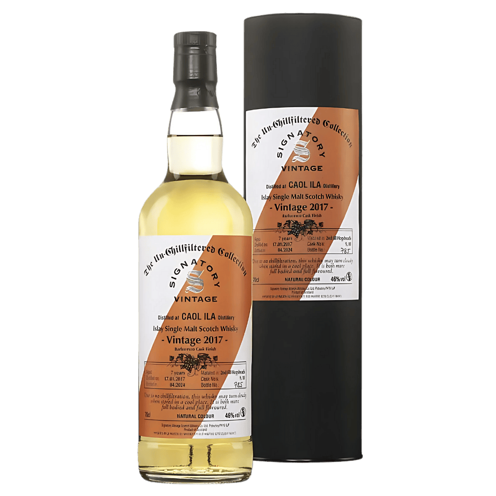 DBFS-182 Whisky Caolila Caol ILA 2017 2nd fill Barbaresco Signatory Vintage 70 cl